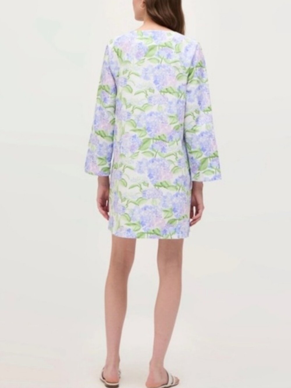 Hill House Artemis dress blue and purple hydrangea Print Small - Picture 4 of 9